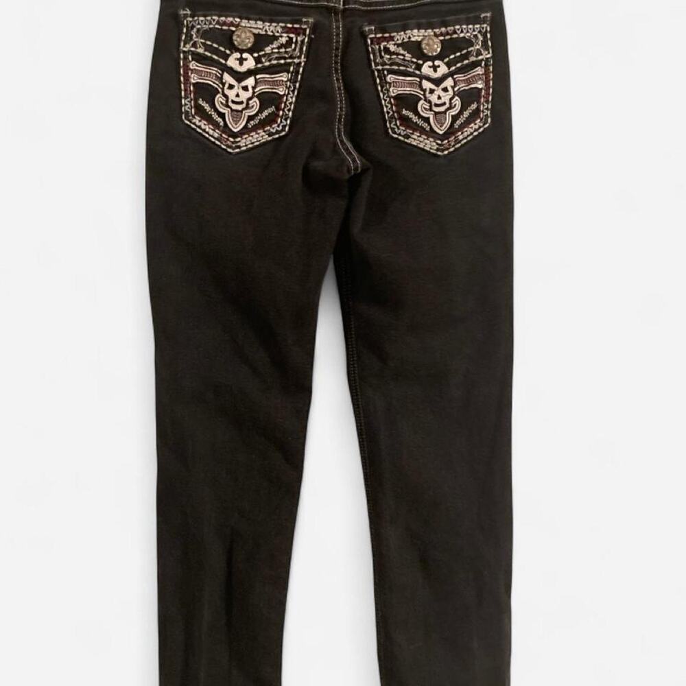 Rock revival black jeans with - Picture 4 of 6